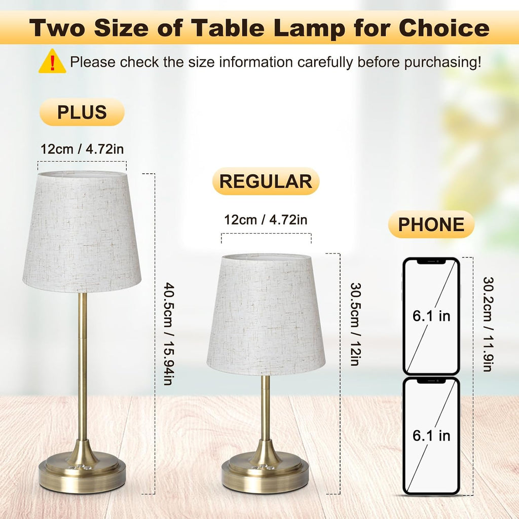 Wowag Small Cordless Table Lamp Rechargeable,5000mAh Battery Operated Desk Lamp,3 Colors & 7 RGB Stepless Dimmable, Touch Ambient Light…