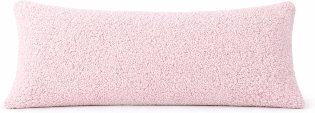Reafort Sherpa Body Pillow Cover 21" x 54", Plush Fleece Long Body Pillowcase with Zipper Closure, Ultra Soft Fluffy Cozy Decorative…