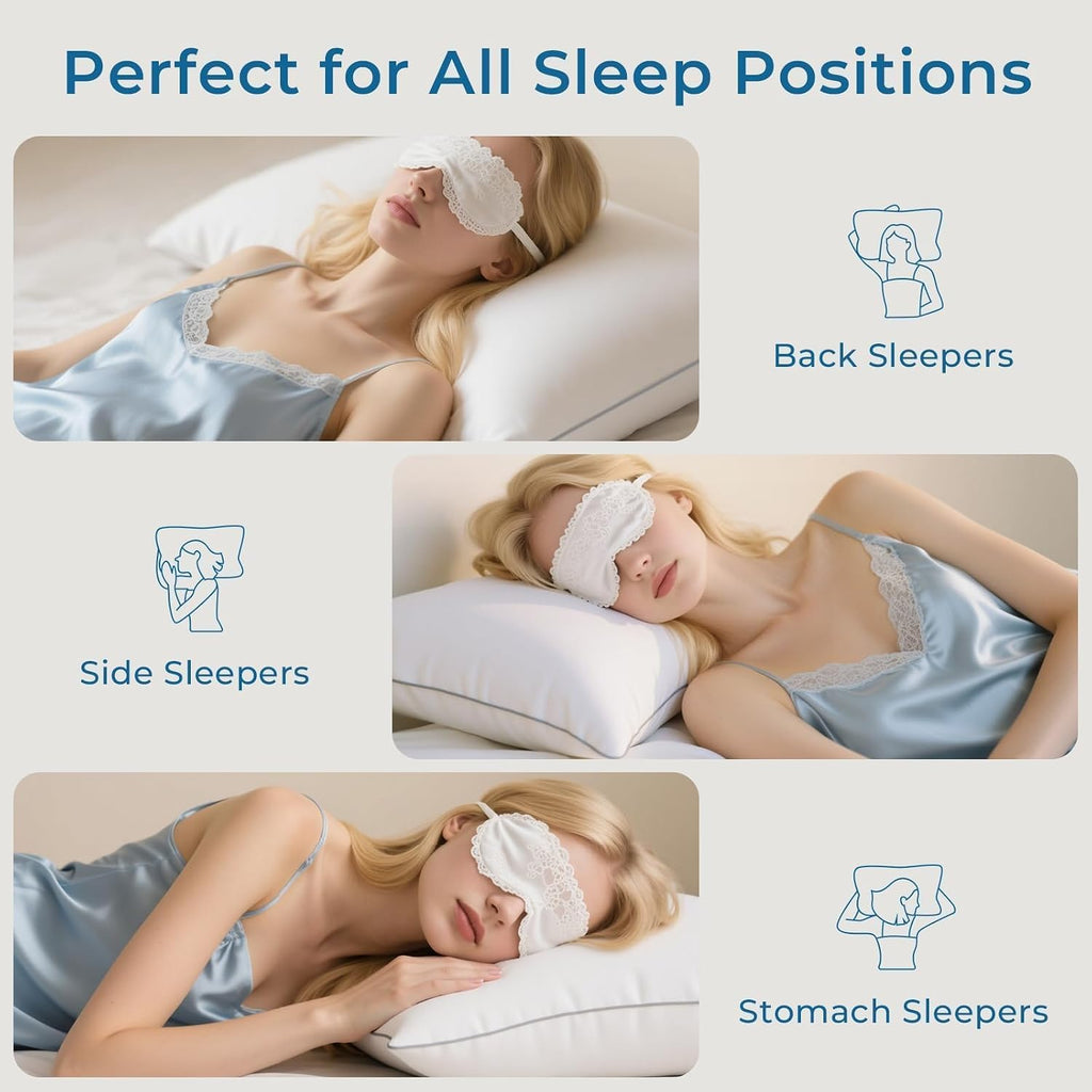 Sasttie Firm King Size Pillows Set of 2, Bed Pillows for Side, Back, and Stomach Sleepers - Oeko-Tex Certified Supportive Down Alternative…
