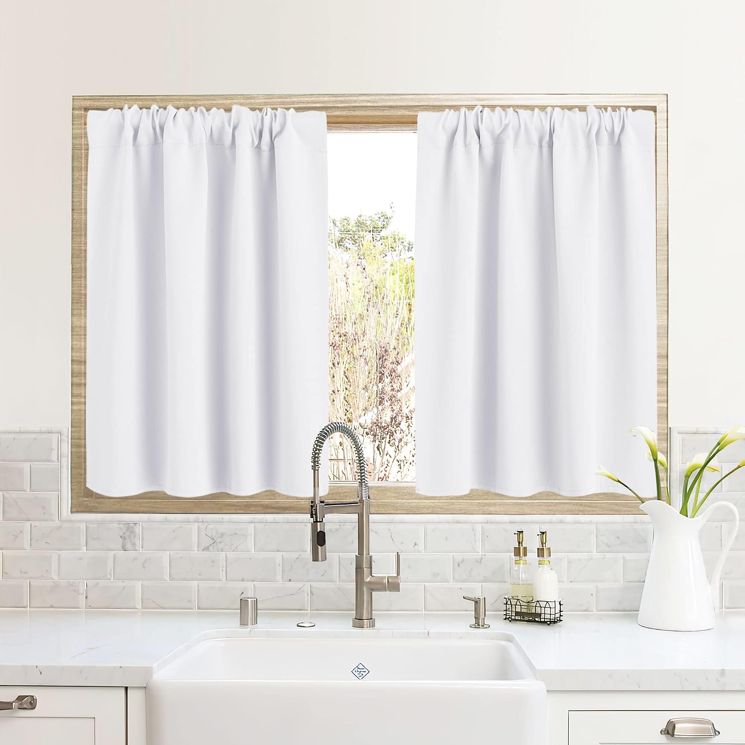 Rybhome RYB HOME RV Curtains for Camper Windows, Mini Small Thermal Insulated Sunlight Heat Blocking Blocking Privacy Portable Curtains for…