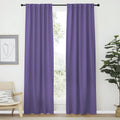 Nicetown Living Room Darkening Curtains - (Lilac Color) W42 x L70, Set of 2, Home Decor Room Darkening Thermal Insulated Drapery Panels for…