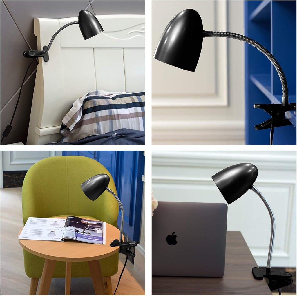 Eenergeticlighting E ENERGETIC LIGHTING Clip on Light for Bed, Non-Dimmable Clip on Reading Light for Bed, 4000K Cool White, 3.5W 240 LM De…