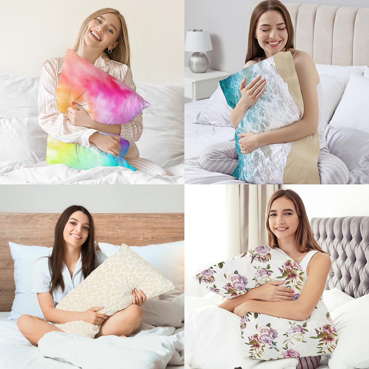 Sinpooo Satin Pillowcase for Hair and Skin, Softer Than Mulberry Silk Pillow Cases 1 Pack, Satin Pillowcases with Zipper, Cooling Pillow Cas…