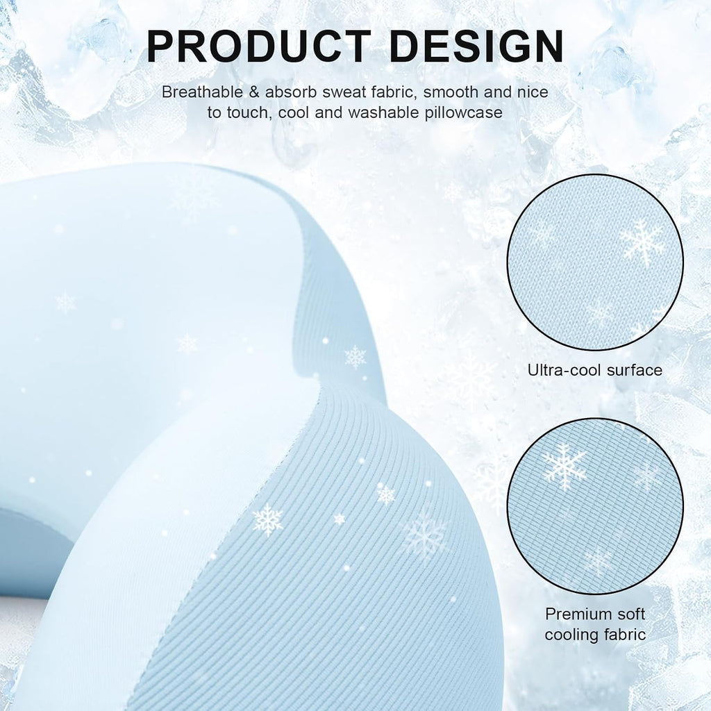 Urnexttour Travel Pillow for Airplane Memory Foam Neck Pillow, Soft & Support Travel Pillow for Travelling, Sleeping Rest, Car, Train and H…