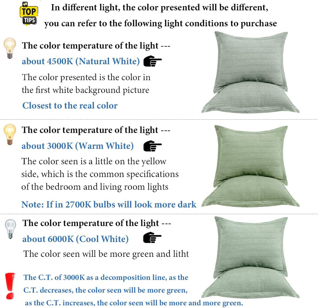 Cocoploceus Standard Pillowcase Set of 2 20X26 Pillow Covers Cotton Bed Pillow Shams Soft Decorative Pillow Cases with Envelope Closure, Sa…