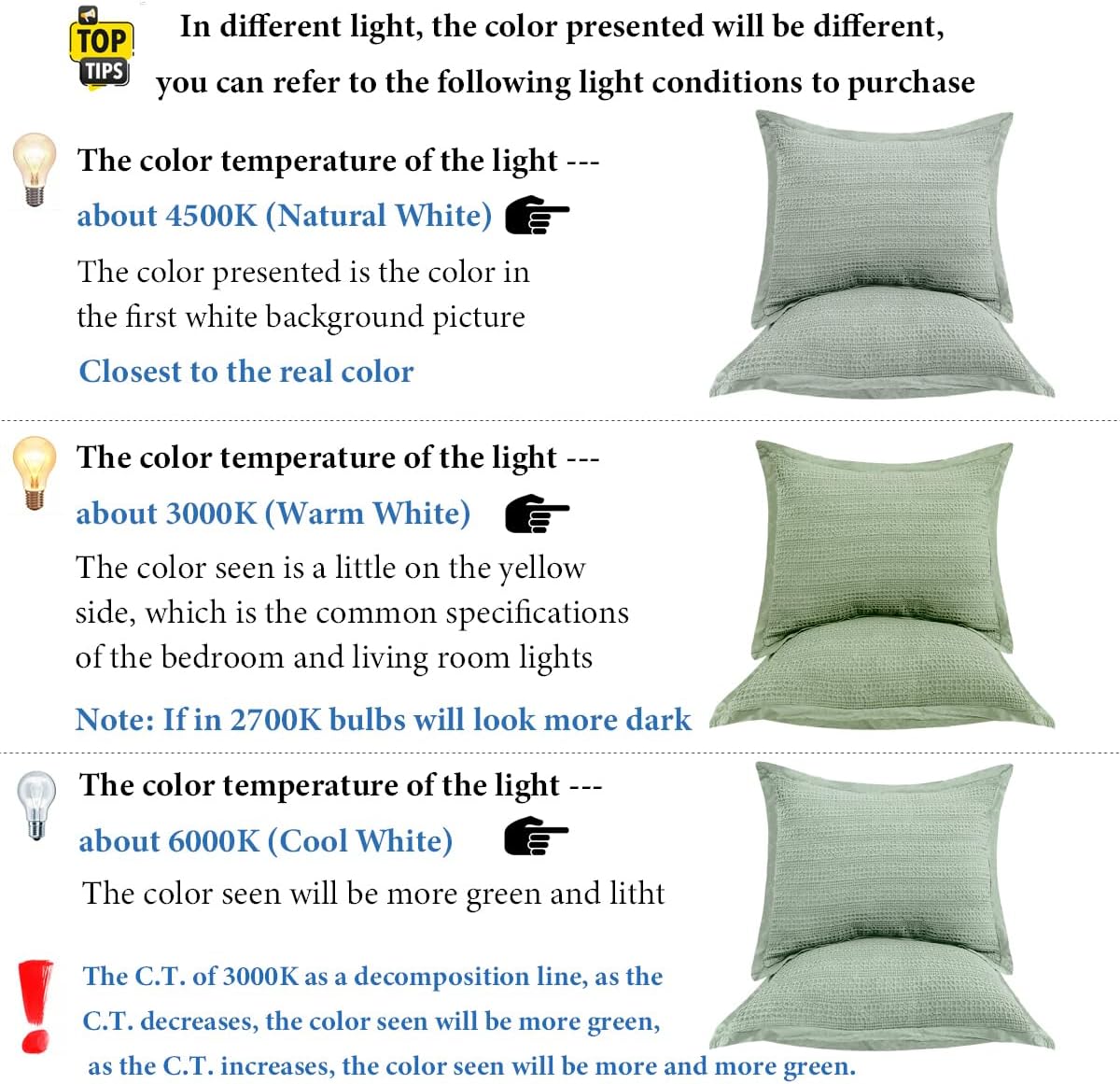 Cocoploceus Standard Pillowcase Set of 2 20X26 Pillow Covers Cotton Bed Pillow Shams Soft Decorative Pillow Cases with Envelope Closure, Sa…