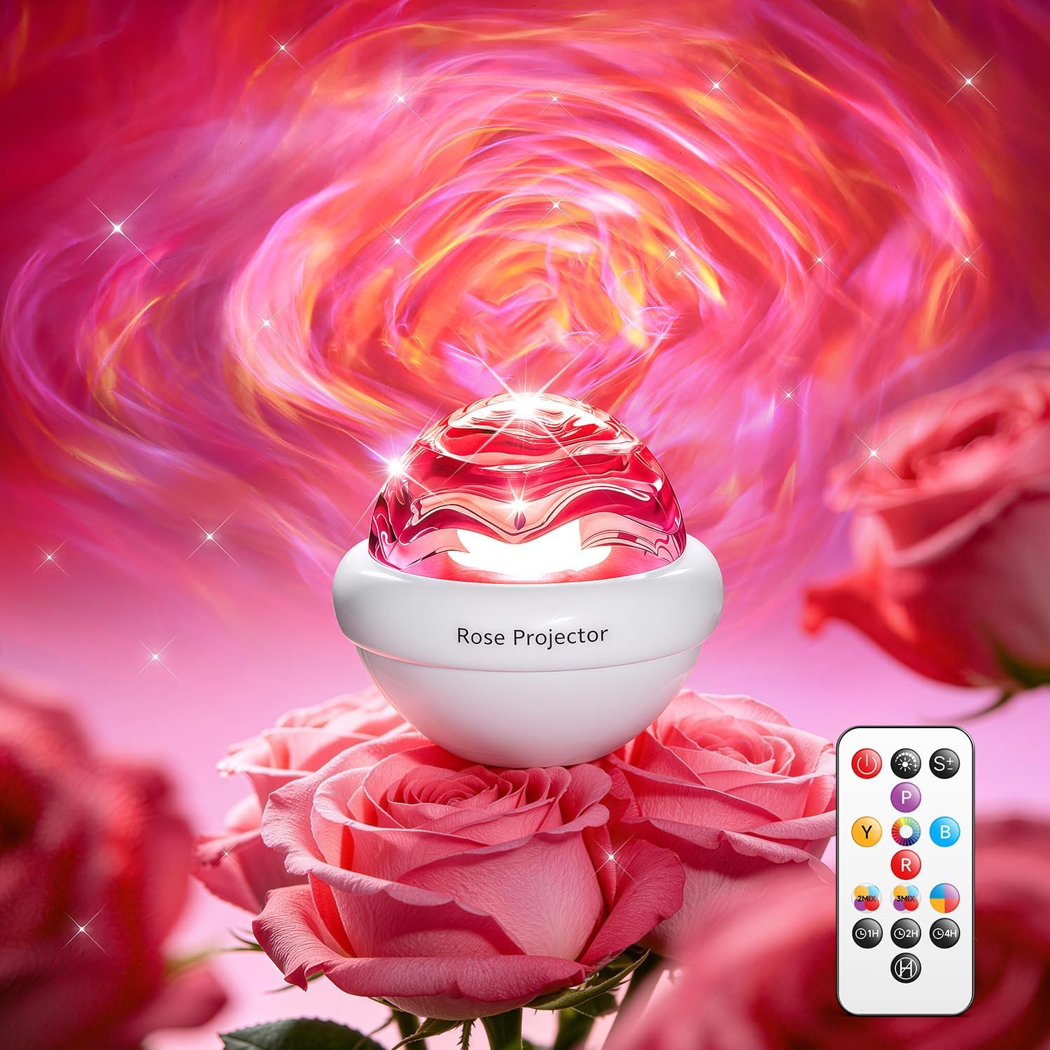 pikoy Rose Birthday Gifts for Women Flower Lamp with 11 Mixed+4 Solid Colors, Dimmable Mothers Day Gifts for Mom, Sunset Lamp Ambient Light…