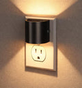 RocheJaune Night Lights Plug into Wall [2 Pack] Night Light, Dusk to Dawn Sensor Soft Warm LED Glow with 3-Level Dimmer, Plug in Night Ligh…