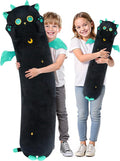 Mewaii Long Cat Plush, 5 Sizes, 120% Extra Filling Giant Plushness Kids Body Pillow, Kawaii Cute Big Eyes Stuffed Animal Plushie, Big…