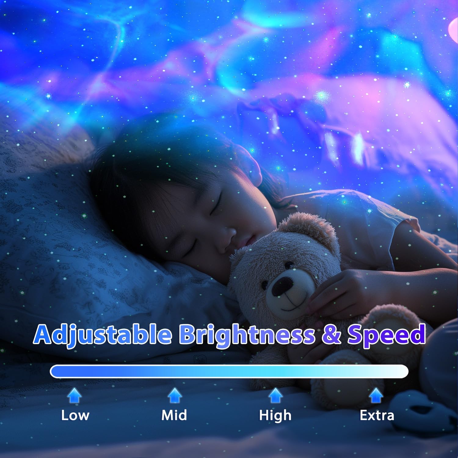 Astronaut Galaxy Projector, Star Projector, Night Light for Kids with Timer and Remote, Room Decor, Galaxy Projector for Bedroom…