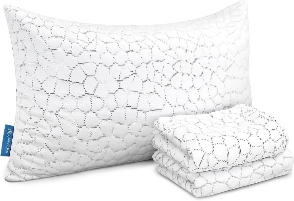 Supamodern 2-Pack Queen Cooling Fiber Pillowcases – Luxury, fits Hotel/Memory Foam/Down Pillows, Smooth Zippers, for hot Sleepers, Machine…