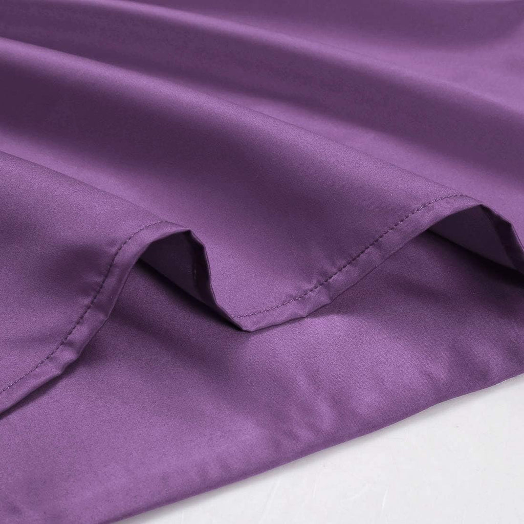 uxcell Body Pillow Cover, 20x60 Inch Purple Silky Satin Body Pillowcases for Hair and Skin, Soft Cooling Smooth Pillow Case with Envelope…