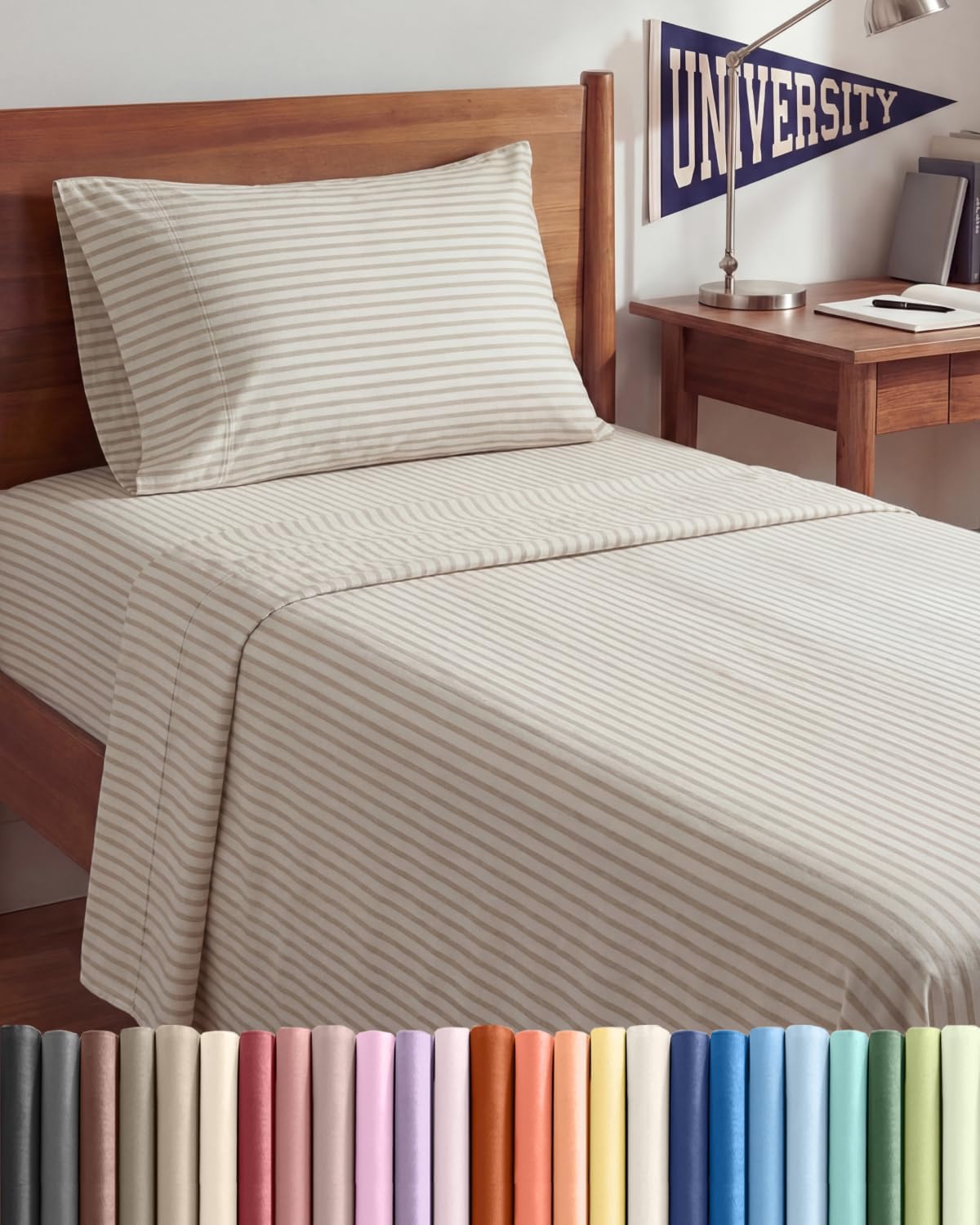 Twin XL Size 3 Piece Sheet Set - Comfy Breathable & Cooling Sheets - Hotel Luxury Bed Sheets for Women & Men - Deep Pockets, Easy-Fit…