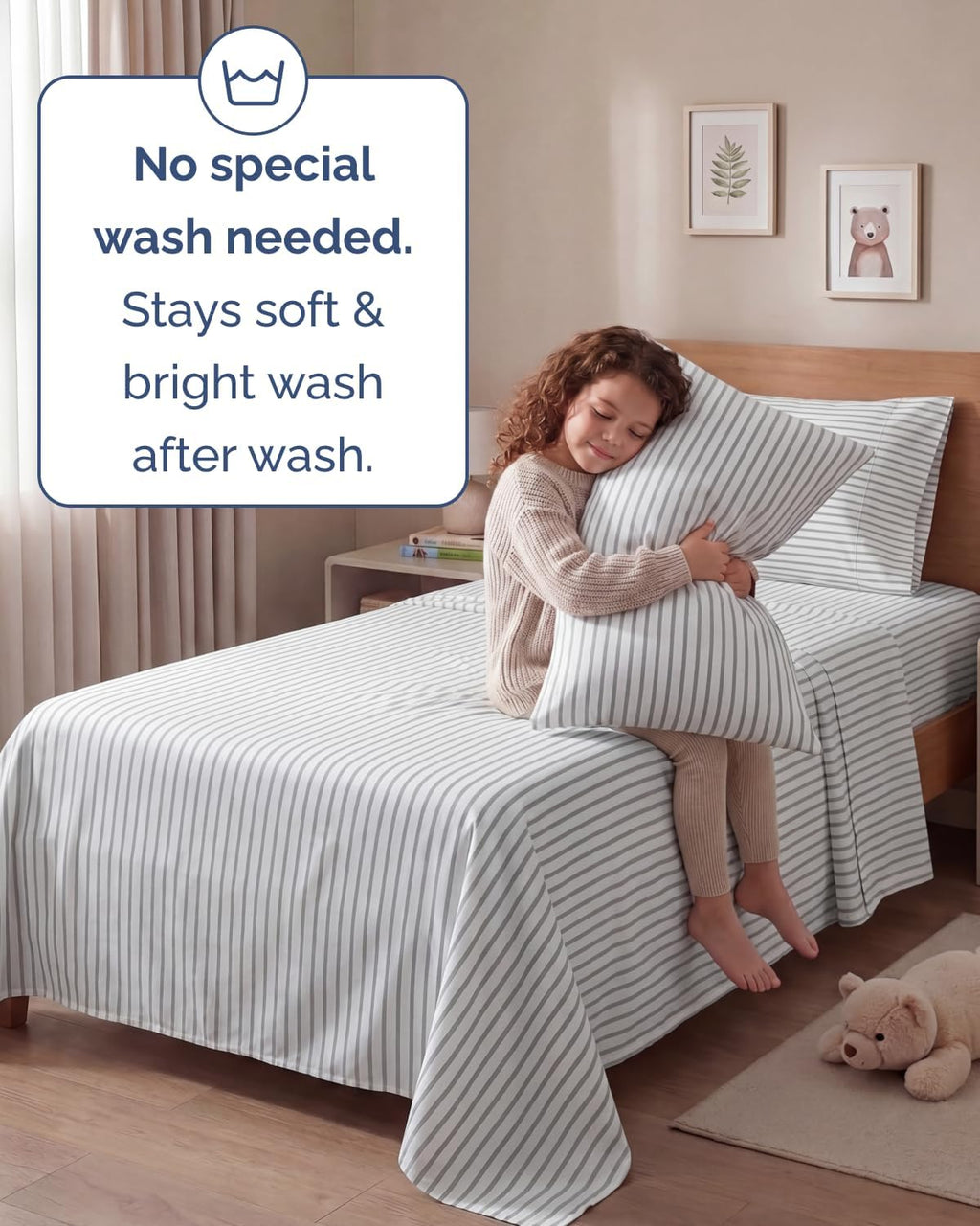 Twin 4 Piece Sheet Set - Comfy, Breathable & Cooling - Soft Hotel Luxury Bedding for Women, Men, Kids, Teens and Children - 1 Flat & 1…