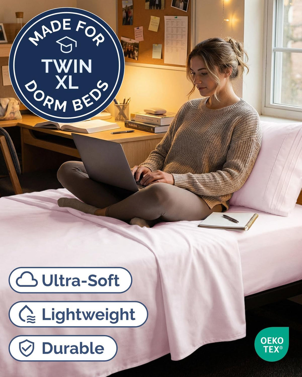 Twin XL Size 3 Piece Sheet Set - Comfy Breathable & Cooling Sheets - Hotel Luxury Bed Sheets for Women & Men - Deep Pockets, Easy-Fit…