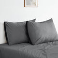 Bioweaves 100% Organic Washed Cotton Percale Weave Pillow Cases Standard Size GOTS Certified Queen Pillow Covers, Envelope Closure – Set of…