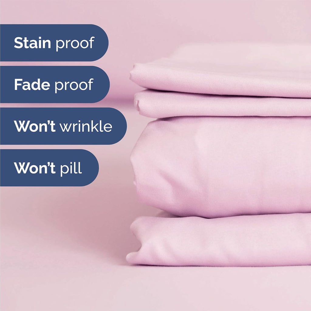 Queen 6 Piece Sheet Set - Comfy Breathable & Cooling - Hotel Luxury Bedding for Women, Men, Kids, Teens & Children - 1 Flat & 1 Fitted…