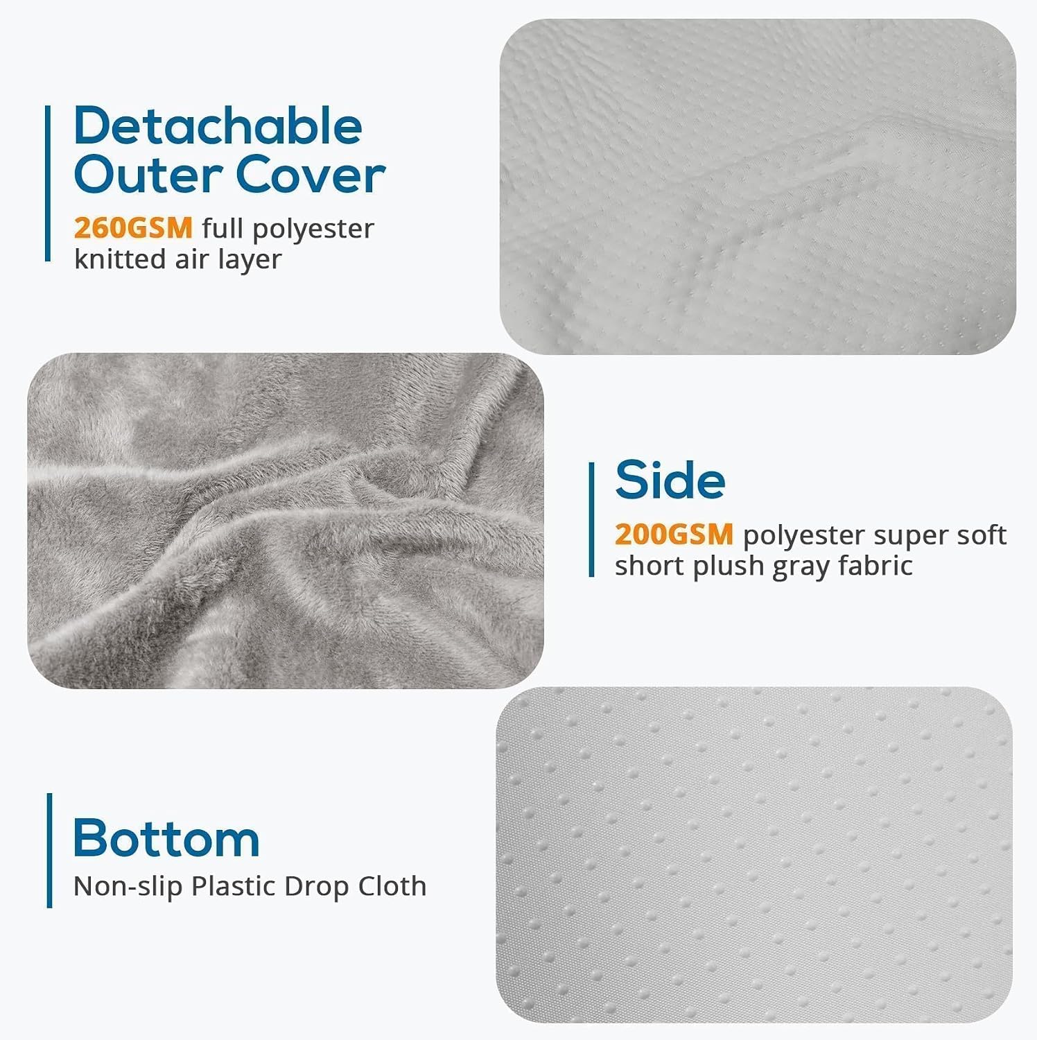 Sasttie Wedge Pillow, 12 Inch Memory Foam Bed Wedge Pillow for Sleeping, Acid Reflux, Back Pain, Post Surgery, and Snoring, Designed with W…