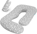 Pregnancy Pillow Cover U-Shaped (ONLY Pillowcase), Super Soft Replacement Cover for Maternity Pillow, Full Body Asymmetric Pregnancy…