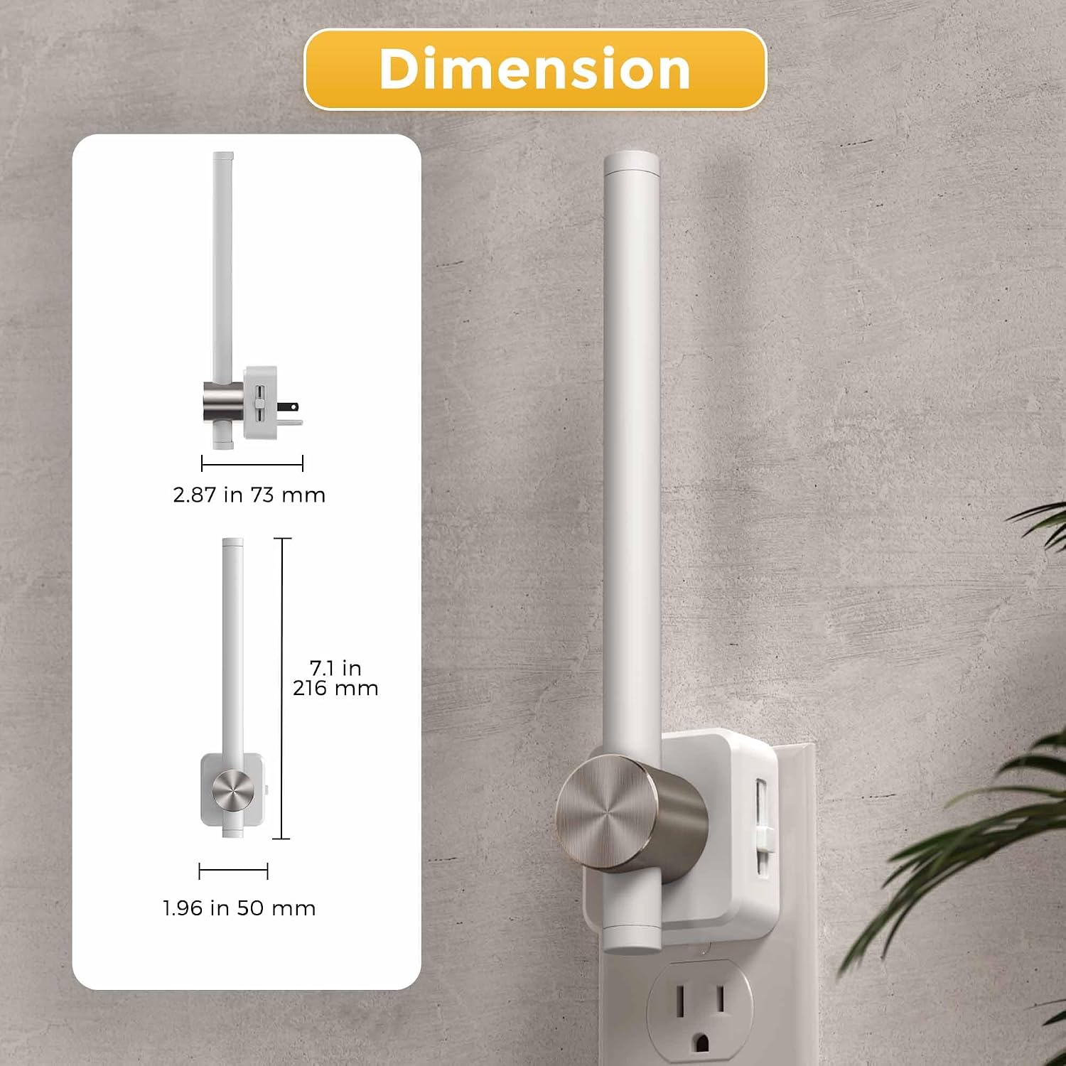 L LOHAS LED Night Light, 2 Pack Night Lights Plug into Wall, 0-200LM Bathroom Night Light, Dusk to Dawn Sensor 2W Dimmable Nightlights…