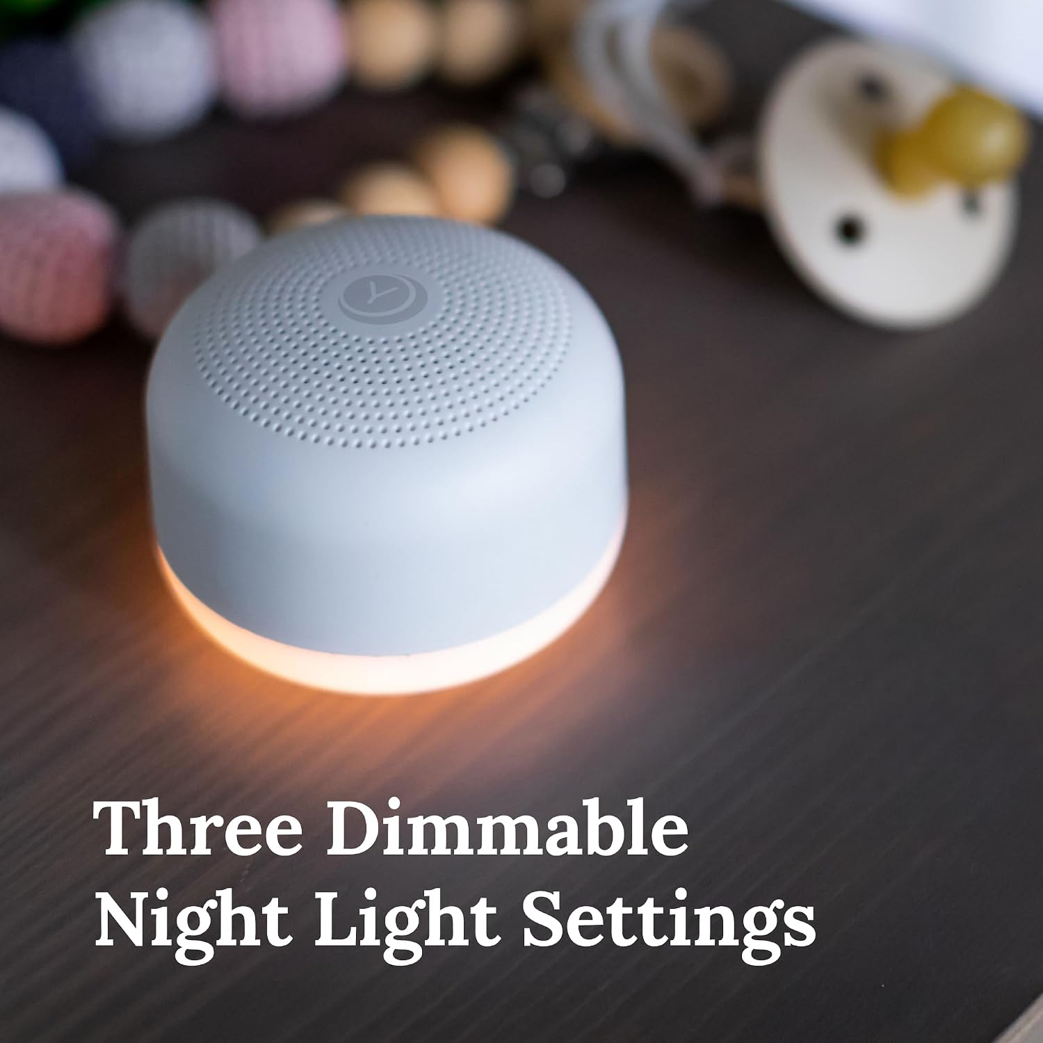 Yogasleep Travel Mini Portable White Noise Sound Machine, 6 Soothing Sounds, Volume Control, Dimmable Night Light, Sleep relaxation for…