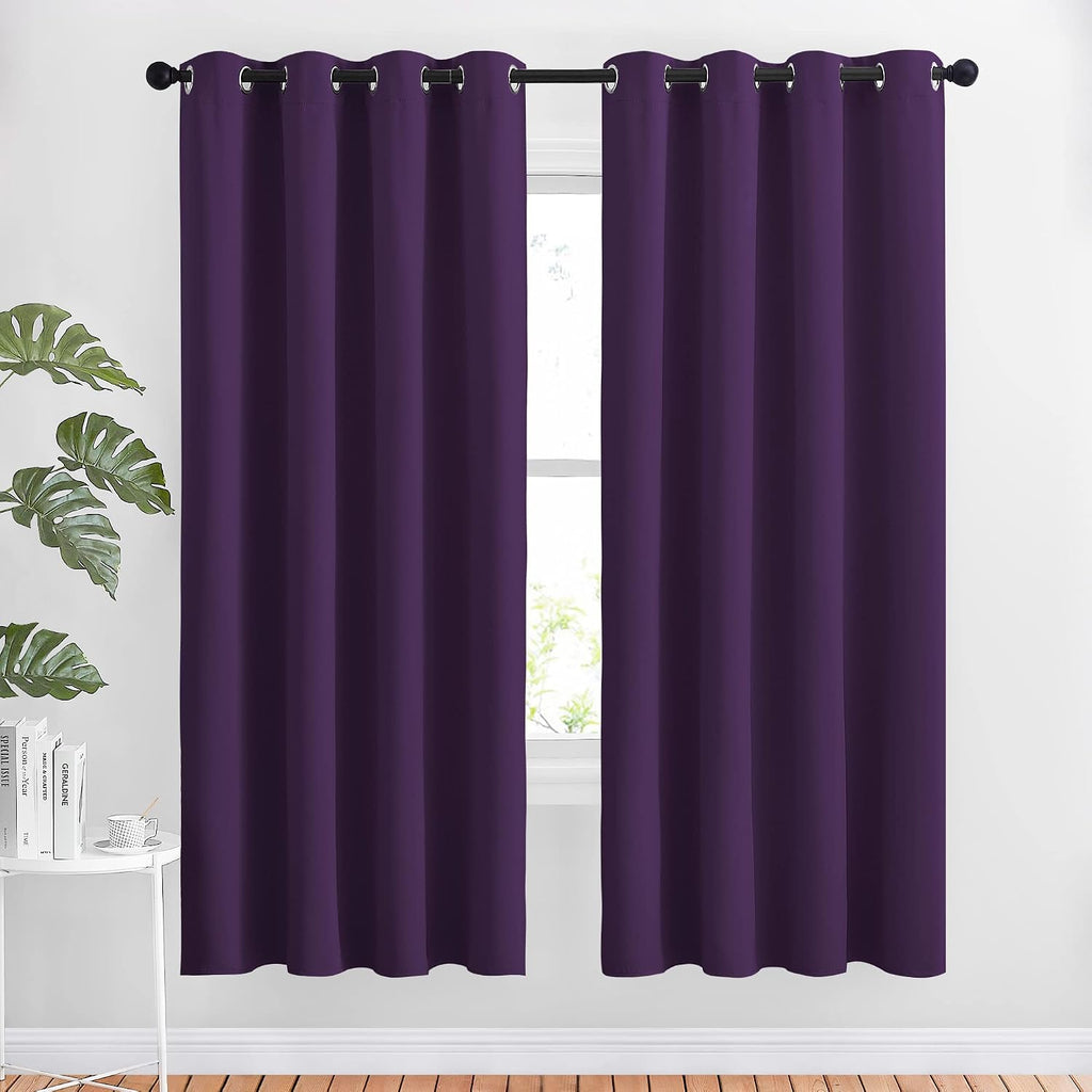 Nicetown 72 inches Bedroom Curtains Panels - Functional Blackout Curtains/Panels for Bedroom, Thermal Insulated, Privacy Assured (Set of 2,…
