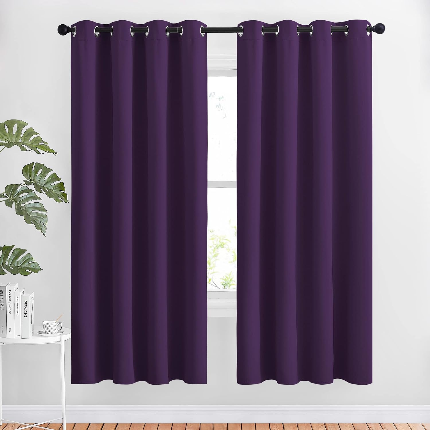 Nicetown 72 inches Bedroom Curtains Panels - Functional Blackout Curtains/Panels for Bedroom, Thermal Insulated, Privacy Assured (Set of 2,…