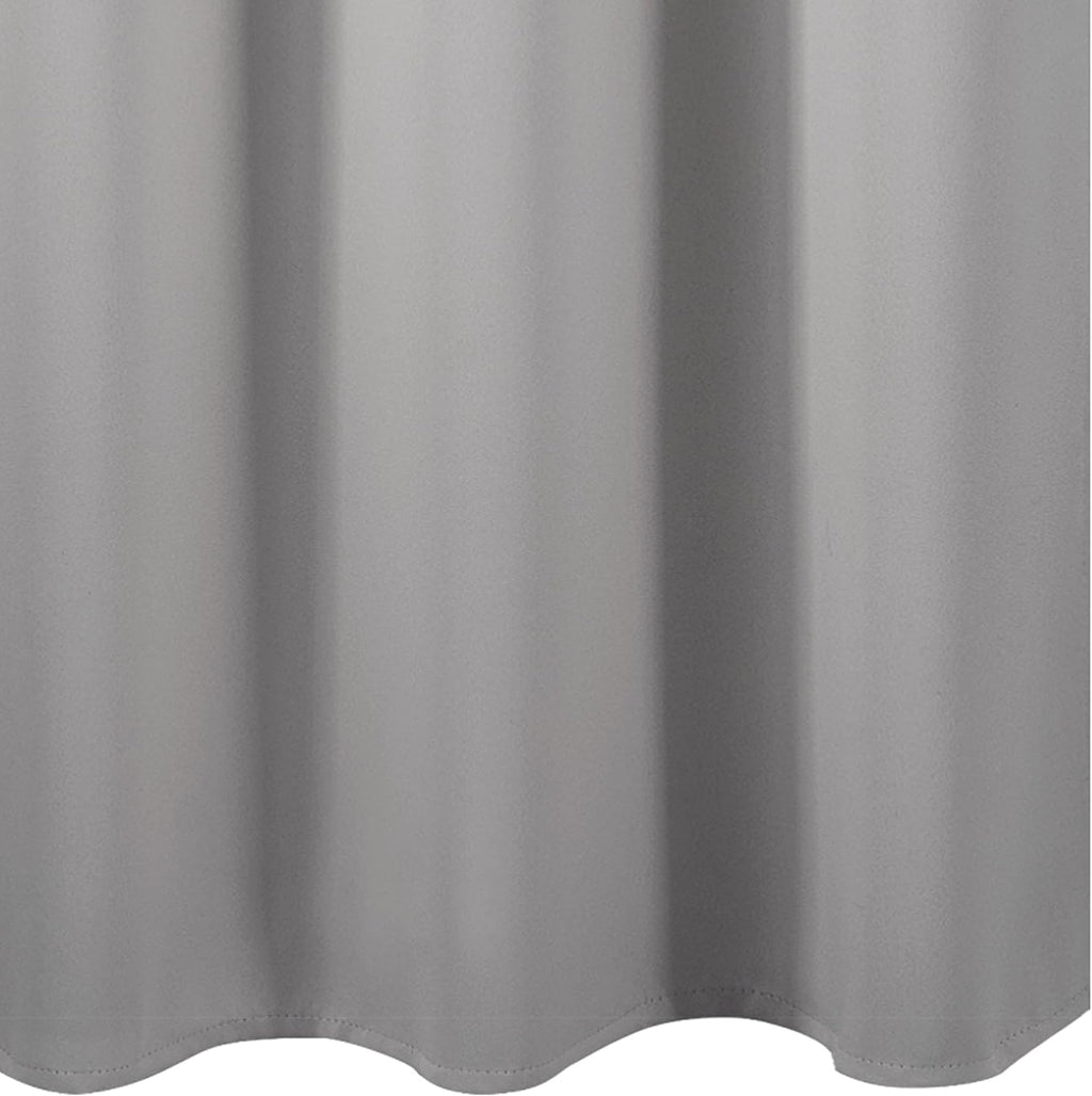 Lemomo Blackout Curtains 42 x 95 inch/Light Grey Curtains Set of 2 Panels/Thermal Insulated Room Darkening Bedroom Curtains 95 inch Grey