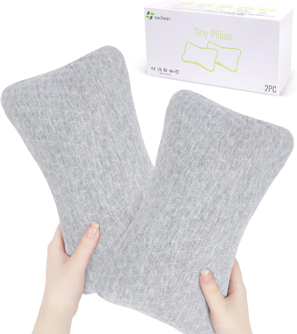 vocheer Small Pillows for Sleeping, 11"x 7" Mini Travel Pillow, Tiny Pillows for Neck, Wrist, Lumbar and Knee, Pets Pillow, Cotton…
