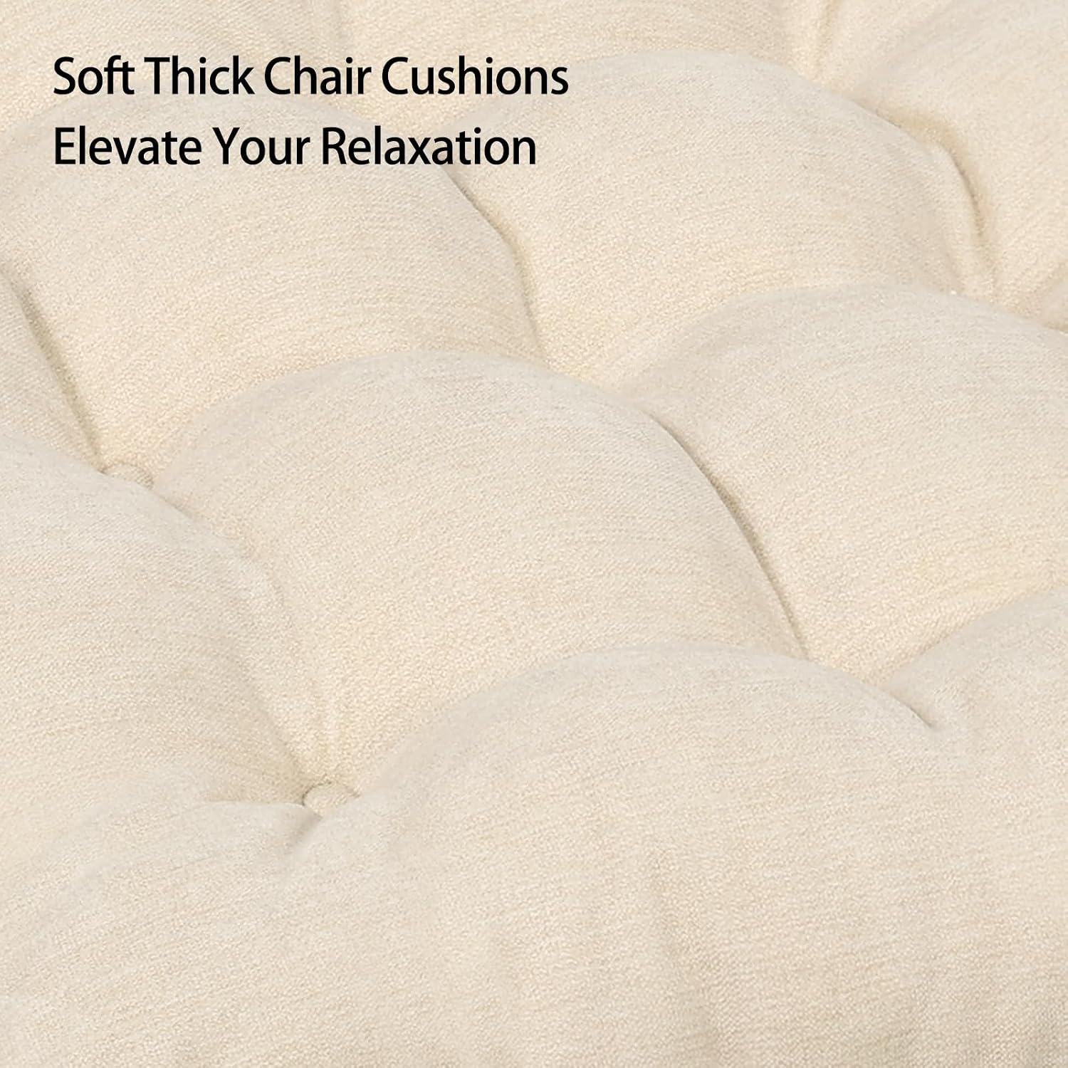 Recliner Cushions for Elderly, 20x20x5 Inch Thick Chair Cushion Patent Design Soft Tufted Dual Layer Booster Seat Cushions for Seniors…