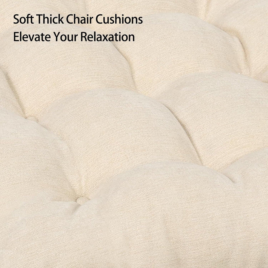 Recliner Cushions for Elderly, 20x20x4 Inch Thick Chair Cushion for Shorter Users Patent Design Soft Tufted Dual Layer Booster Seat…