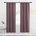 NICETOWN Blackout Curtains for Living Curtains, Window Treatment Thermal Insulated Solid Room Darkening Drape Panels for Girls Room (Dry…