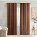 Miulee Back Tab Blackout Curtains 84 Inch Length 2 Panels Set for Living Room Bedroom, Rod Pocket/Pinch Pleated Thermal Insulated Room Dark…