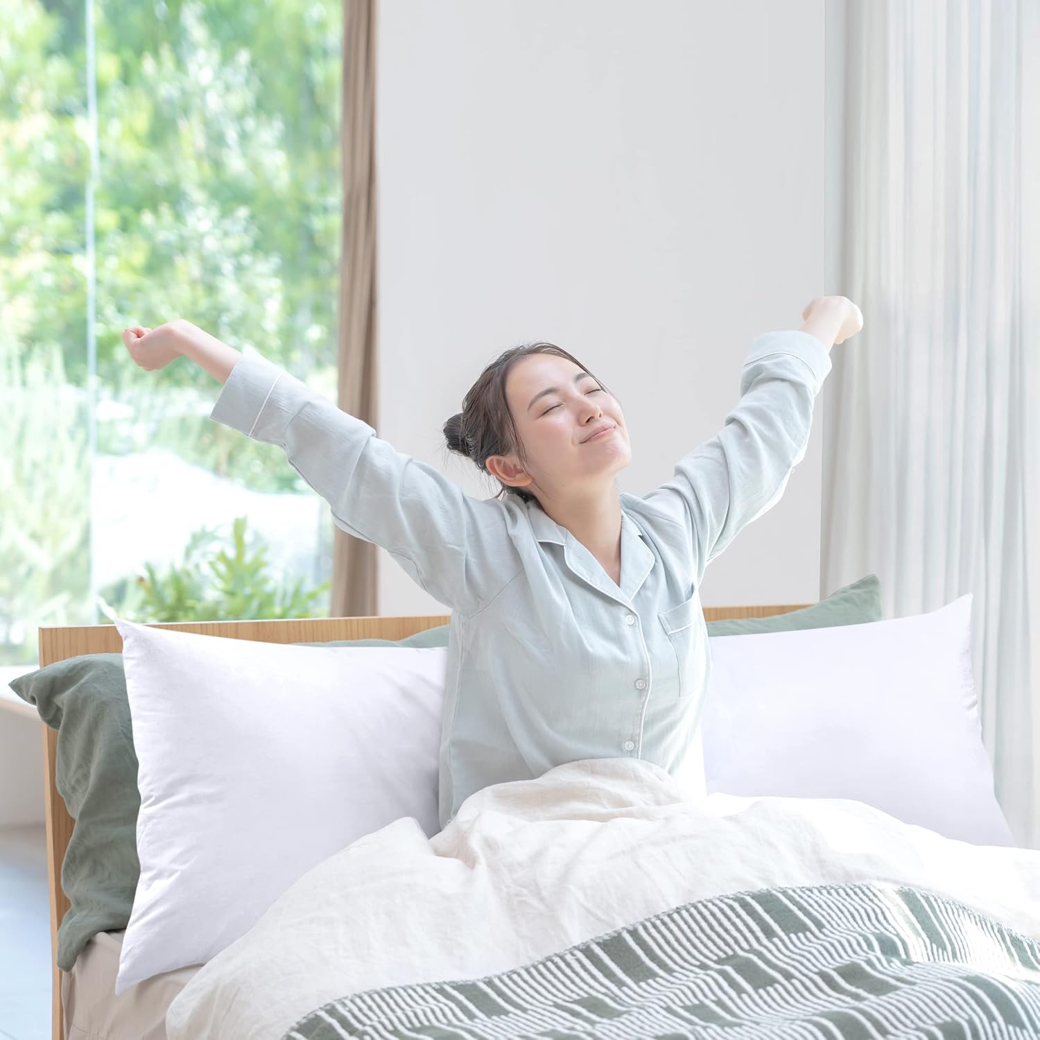 Utopia Bedding Full Body Pillow for Adults (White, 20 x 54 Inch), Long Pillow Insert for Sleeping, Ideal for Side Sleepers (Pack of 6)