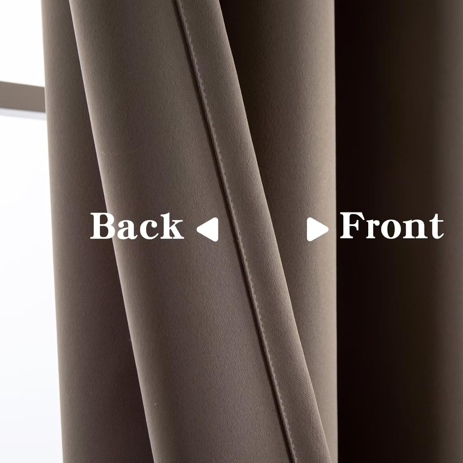 Igemaeve Blackout Curtains 72 Inch Length 2 Panels Set, Black Out Curtains for Bedroom 72 Inch Long, Grommet Energy Saving Room Darkening D…