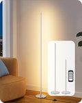 Edishine Dimmable Floor Lamp, 59.8" Standing Lamp with 3 Height Settings, Adjustable Color Temperature, Remote Control, Foot Switch, F…