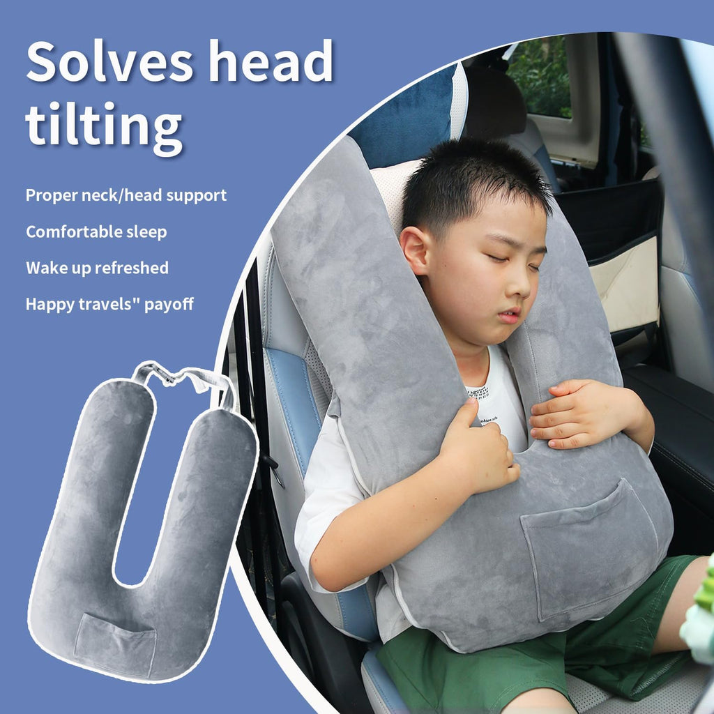 Car Pillow for Kids, Travel Pillow for Car, Toddler Travel Pillow for Sleeping Carseat Pillow for Adults, Removable and Washable Covers…