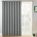 Yakamok Blackout Patio Curtains 100x84 Inches for Sliding Door Extral Wide Blackout Curtain Panels Thermal Insulated Room Divider…