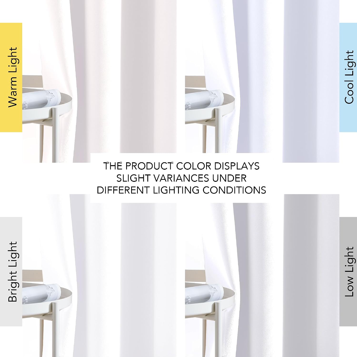Nicetown Greyish White Room Darkening Curtain Panels - Window Treatment Thermal Insulated Grommet Room Darkening Curtains/Drapes for Bedroo…