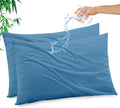 Gogreen Bamboo Rayon Waterproof Pillow Protector, Breathable Pillow Cover, Cooling Pillow Case Protector with Zipper, Super Soft Pillow Cas…