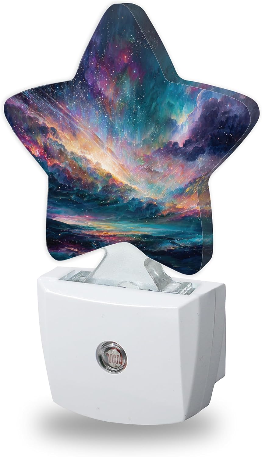 Dreamy Polar Lights Night Light for Kids, Abstract Night Lights Plug Into Wall, Lightweight Dusk to Dawn Light Sensor Warm Nightlights for…