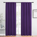 Nicetown Blackout Draperies Curtains 84 Long - easy maintenance Thermal Insulated Rod Pocket Blackout Curtains/Draperies for Patio Door…