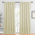 NICETOWN Room Darkening Curtains for Bedroom - Home Decoration Privacy Protection Thermal Insulated Solid Drapes/Draperies for Sliding…