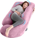 U-Shaped Pregnancy Pillow for Sleeping, Full Body Support for Back, HIPS & Belly -65 Inch Maternity Pillow with Machine Washable Cover |…