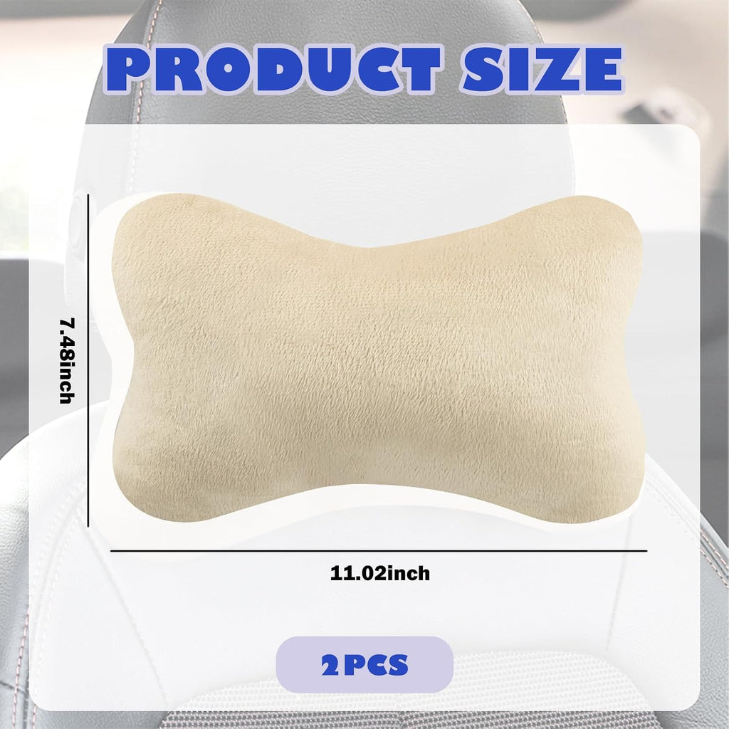 2PCS Car Headrest Pillow, Soft & Comfortable Car Neck Pillow for Driving Fatigue Relieve, All-Season Universal Cars Head Rest Pillows…