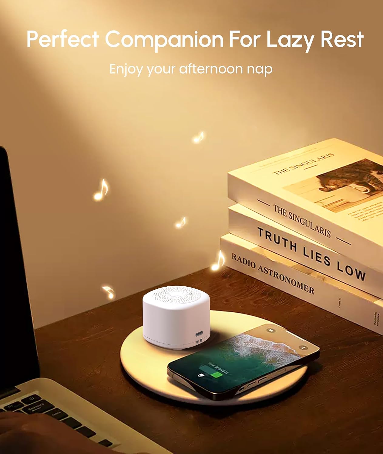 Mini Portable Sounds Machine with 20 Sounds White Noise, Sleeping Sounds Machine 15/30/60min Timer for Travel, Lunch Break, Baby Lullaby…