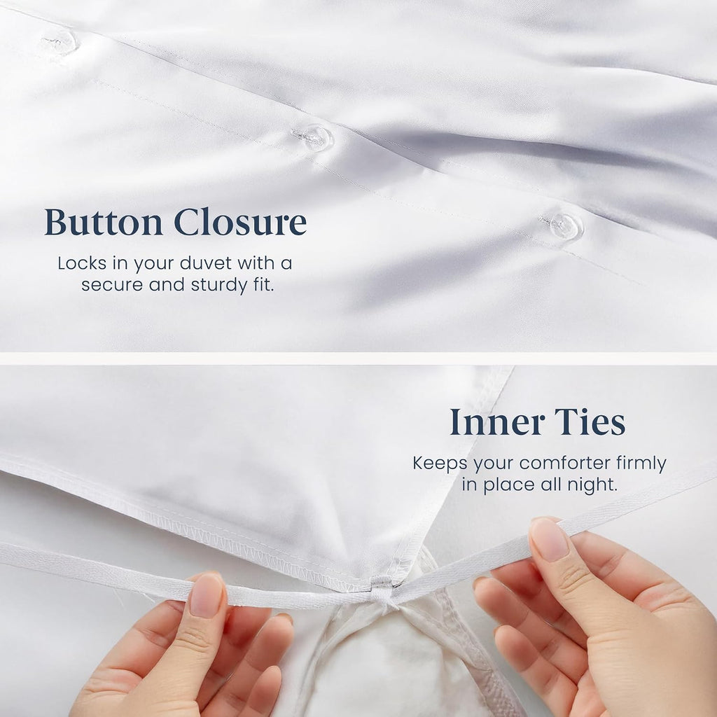 Ella Jayne Twin Duvet Cover (2 Pcs), 100% Cotton Percale, Twin/Twin XL, Soft, Breathable & Lightweight Including Duvet Cover (1 Piece)…