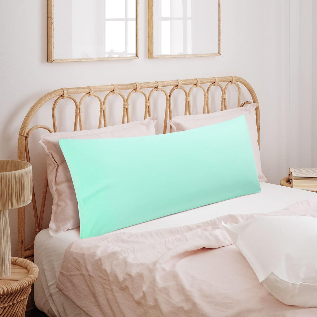 uxcell 100% Microfiber Body Pillow Cover | 1800 Thread Count Pillowcase | Soft Pillow Case with Envelope Closure | 90 GSM Ployester | No Wr…