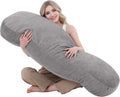OutdoorFurnitureAccessories 20x54 Body Pillow for Adults, Long Body Pillow for Bed with Shredded Memory Foam, Big Firm Pillows for Pregnanc…