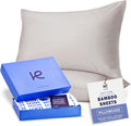 KickoffHome Kickoff Viscose Bamboo Pillowcase, Queen, Set of 2, 100% Organic Hidden Zippered Viscose Bamboo Pillow Case Queen Size, Cooling…